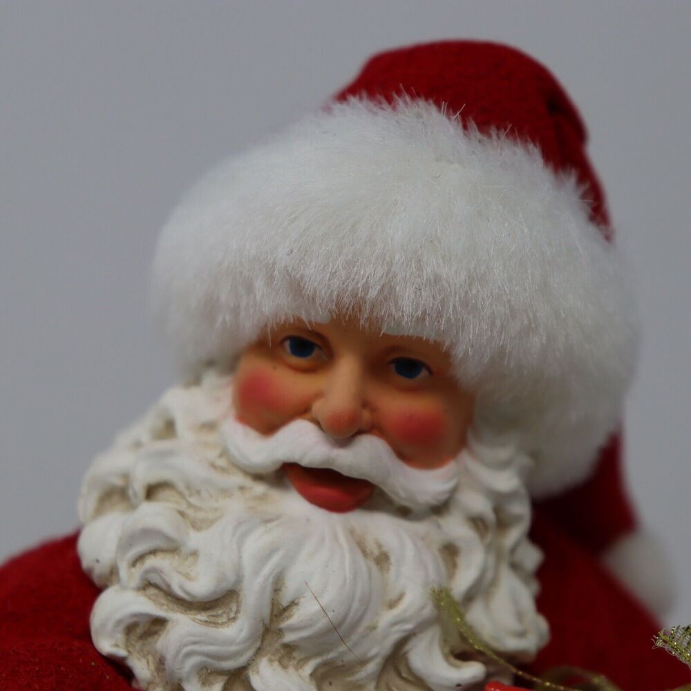 Dept. 56 Possible Dreams Santa Claus 12-inch Figurine Holding Present Gift - Picture 3 of 7